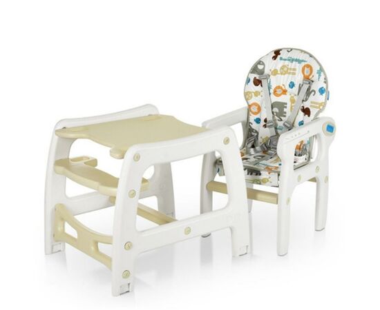 Стульчик для кормления Bambi M 1563 animal beige, изображение 3 Стульчик для кормления Bambi M 1563 animal beige, изображение 3