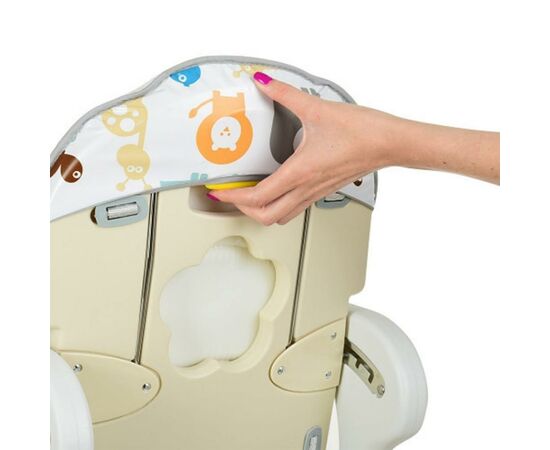 Стульчик для кормления Bambi M 1563 animal beige, изображение 6 Стульчик для кормления Bambi M 1563 animal beige, изображение 6