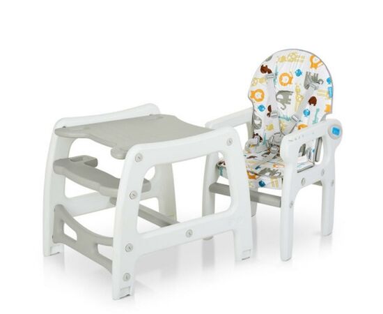 Стульчик для кормления Bambi M 1563 animal grey, изображение 3 Стульчик для кормления Bambi M 1563 animal grey, изображение 3