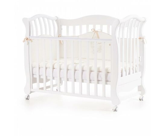 Кроватка Верес ЛД-19 Белая без ящика (19.3.1.1.06), изображение 2