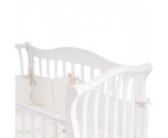 Кроватка Верес ЛД-19 Белая без ящика (19.3.1.1.06), изображение 3