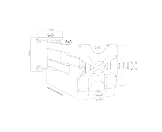 Кронштейн Charmount CT-LCD-T903, изображение 5 Кронштейн Charmount CT-LCD-T903, изображение 5