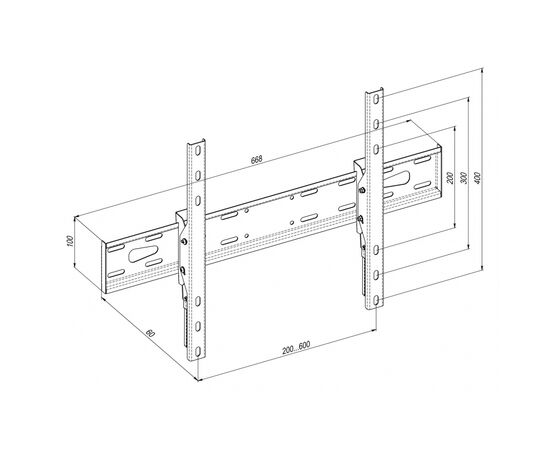 Кронштейн KSL WMO-8261N, изображение 2 Кронштейн KSL WMO-8261N, изображение 2