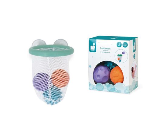 Іграшка для ванної Janod Корзина з м'ячиками (J04708), зображення 7 Іграшка для ванної Janod Корзина з м'ячиками (J04708), зображення 7