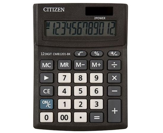 Калькулятор Citizen CMB1201-BK, изображение 2 Калькулятор Citizen CMB1201-BK, изображение 2