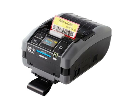 Принтер этикеток Sato PW208NX портативний, USB, Bluetooth, WLAN, Dispenser (WWPW2308G), изображение 3 Принтер этикеток Sato PW208NX портативний, USB, Bluetooth, WLAN, Dispenser (WWPW2308G), изображение 3