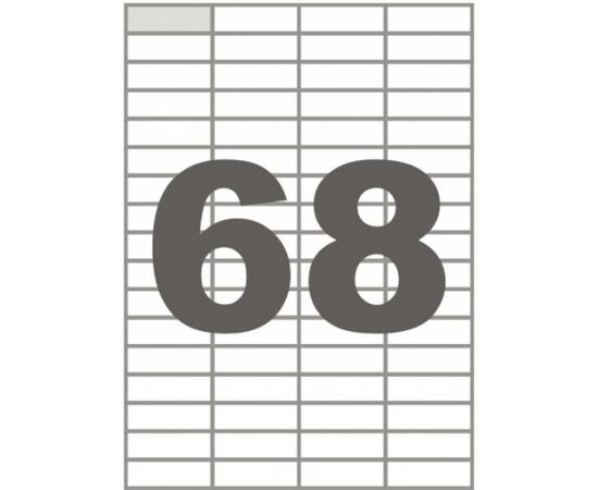 Етикетка самоклеюча Tama 48,5х16,9 (68 на листі) с/кл (100листів) (17798)