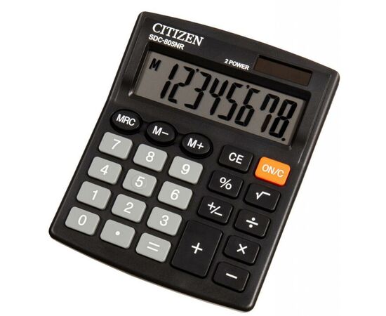 Калькулятор Citizen SDC-805NR, изображение 2 Калькулятор Citizen SDC-805NR, изображение 2