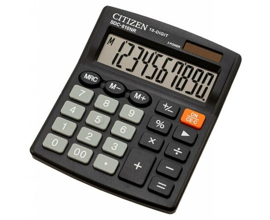 Калькулятор Citizen SDC-810NR, изображение 2 Калькулятор Citizen SDC-810NR, изображение 2