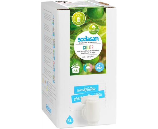 Гель для стирки Sodasan Color 5 л (4019886015271)