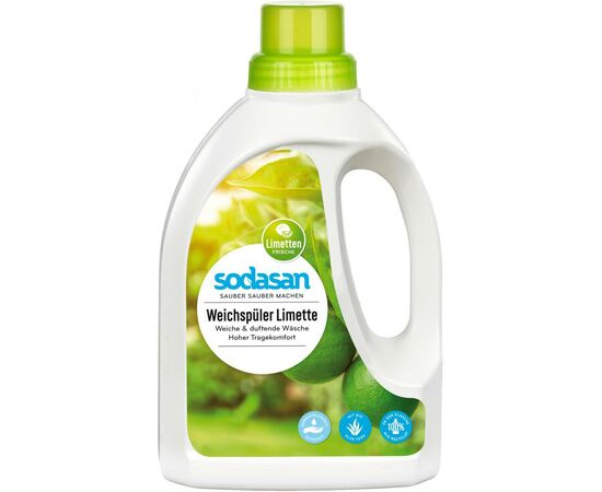 Кондиционер для белья Sodasan Fabric Softener Лайм 750 мл (4019886016162)