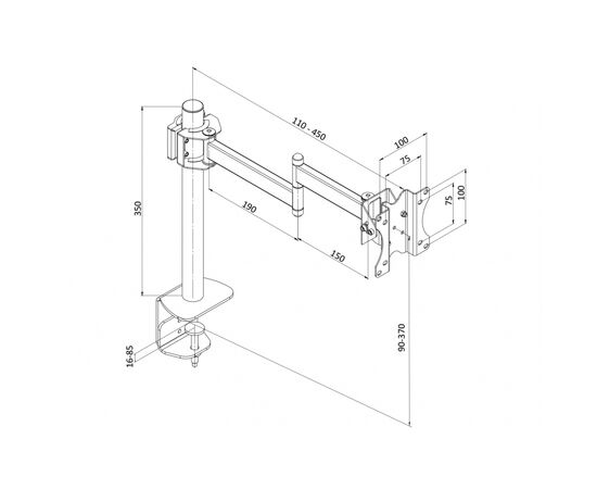 Кронштейн KSL DM31T, изображение 12 Кронштейн KSL DM31T, изображение 12