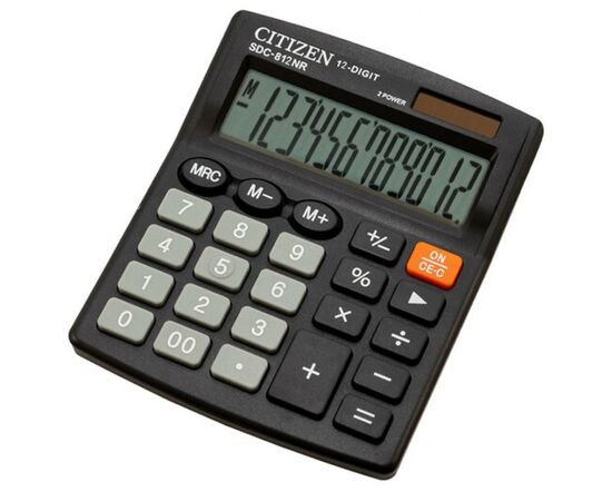 Калькулятор Citizen SDC-812NR, изображение 2 Калькулятор Citizen SDC-812NR, изображение 2
