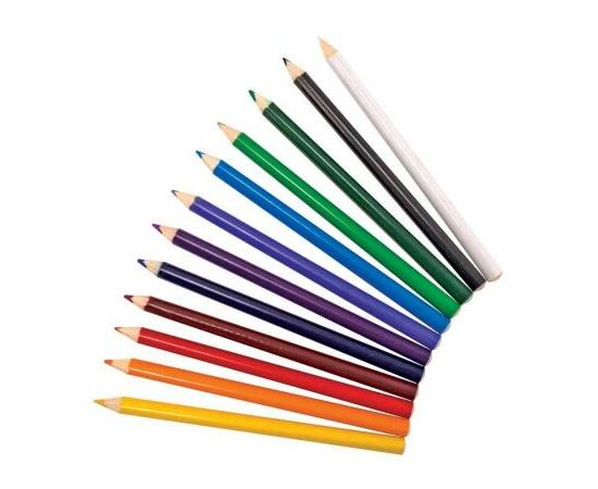 Карандаши цветные Melissa&Doug Цветные карандаши 12 цветов (MD4119), изображение 2