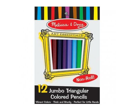 Олівці кольорові Melissa&Doug Цветные карандаши 12 цветов (MD4119)