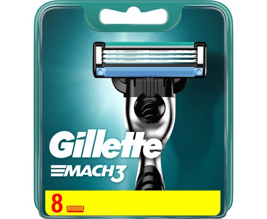 Сменные кассеты Gillette Mach3 8 шт. (3014260243548/3014260239640), изображение 2 Сменные кассеты Gillette Mach3 8 шт. (3014260243548/3014260239640), изображение 2