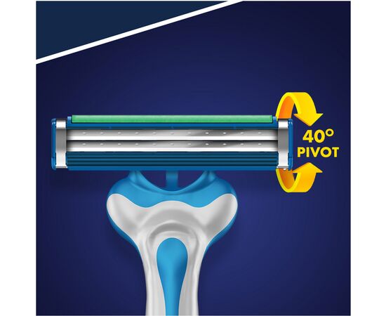 Бритва Gillette одноразовая Blue 2 Max 4 шт (7702018956661), изображение 2