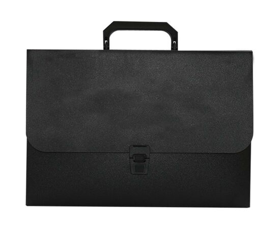 Папка - портфель Buromax 1 compartments, JOBMAX, black (BM.3735-01)