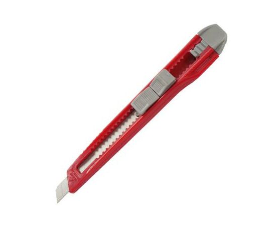 Ніж канцелярський Axent 9 мм, blister, gray-red (6501-А)