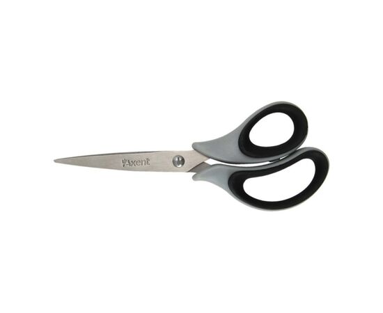 Ножницы Axent Duoton Soft, 16,5см, gray-black (6101-01-А)