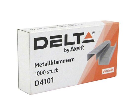 Скоби для канцелярського степлера №10/5, up to 20 sheets, 1000 шт Delta by Axent (D4101)