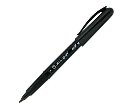 Маркер Centropen CD-Pen 4606 ergoline, 1 мм black (4606/01)