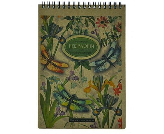 Блокнот Buromax spiral top, А5, 80sheets, KRAFT, white, perforation,assorted (BM.2473), изображение 2 Блокнот Buromax spiral top, А5, 80sheets, KRAFT, white, perforation,assorted (BM.2473), изображение 2