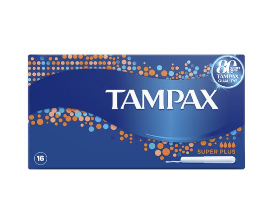 Тампоны Tampax Super Plus Duo с апликатором 16 шт (4015400075110), изображение 2 Тампоны Tampax Super Plus Duo с апликатором 16 шт (4015400075110), изображение 2
