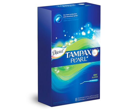 Тампоны Tampax Compak Super Single с апликатором 8 шт (4015400219651)