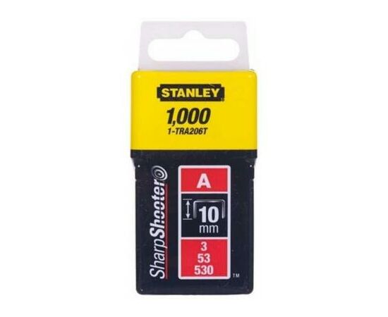 Скоби Stanley Light Duty тип а, 10мм, 1000шт (1-TRA206T)
