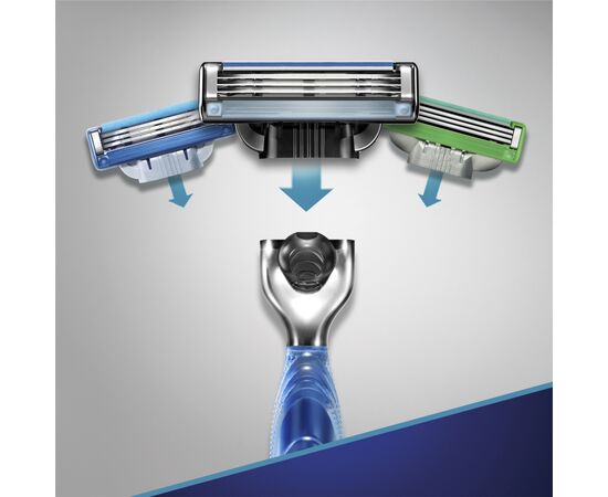Бритва Gillette Mach3 Start с 3 сменными картриджами (7702018464005), изображение 6 Бритва Gillette Mach3 Start с 3 сменными картриджами (7702018464005), изображение 6