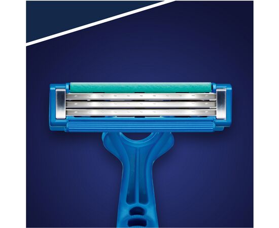 Бритва Gillette Blue Simple3 одноразовая 4 шт. (7702018429622), изображение 3
