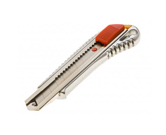 Нож канцелярский Topex 18мм мет направляющая (17B128), изображение 2