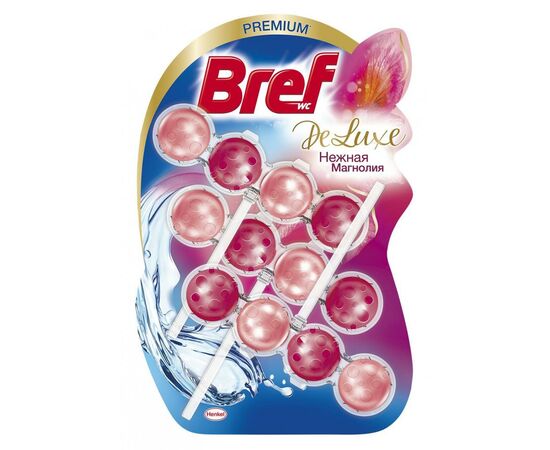 Туалетний блок Bref De Luxe Ніжна магнолія 3х50 г (9000101417258/9000101375299)
