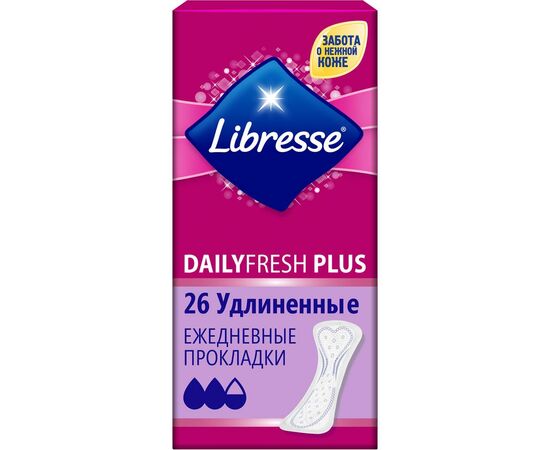 Ежедневные прокладки Libresse Daily Fresh Normal, 26 шт (7322540891249)