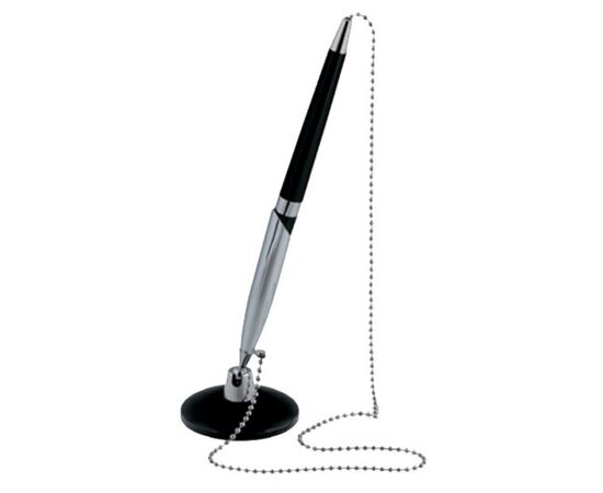 Ручка кулькова Buromax non-retractable, Desk pen, blue (BM.8146-01)
