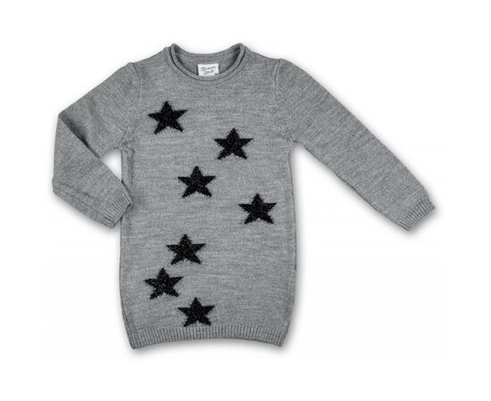 Кофта Breeze джемпер сірий меланж із зірочками (T-104-110G-gray)