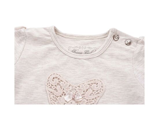 Кофта Breeze с кружевным сердцем (7883-74G-beige), изображение 3