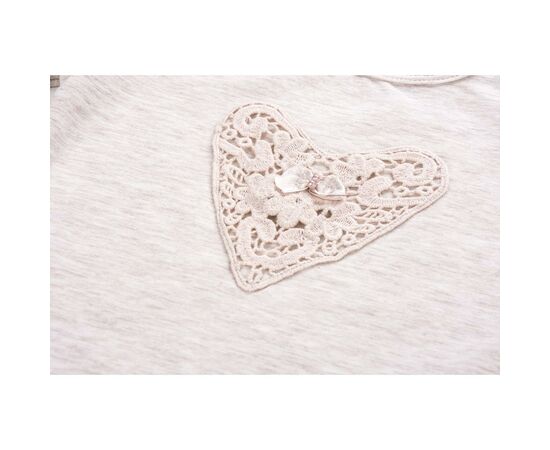 Кофта Breeze с кружевным сердцем (7883-80G-beige), изображение 5