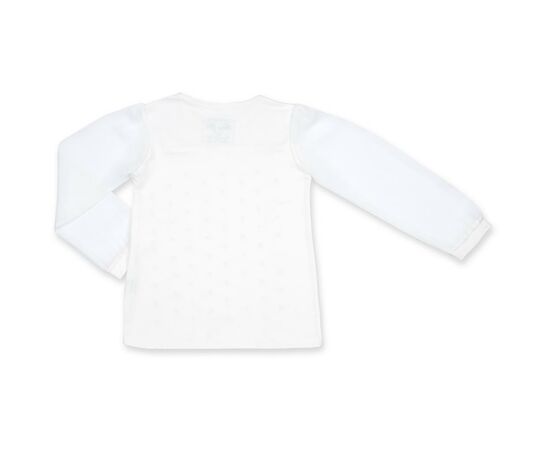 Кофта Breeze с шифоновыми рукавами и стразами (8840-116G-beige), изображение 2