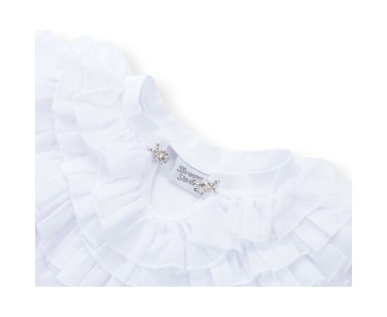 Кофта Breeze с шифоновыми рюшами (9270-128G-white), изображение 6