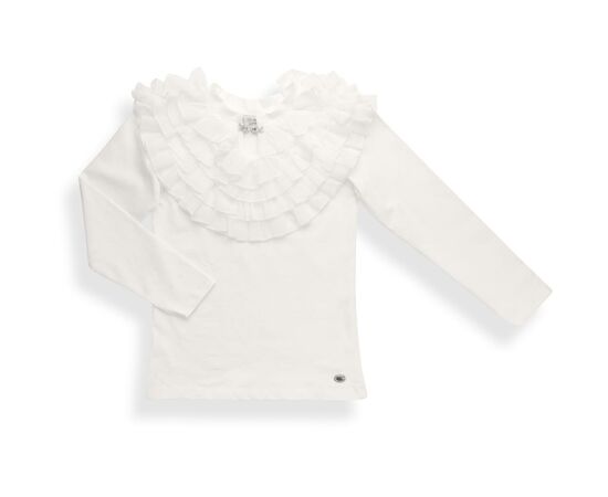 Кофта Breeze з шифоновими рюшами (9270-152G-cream)