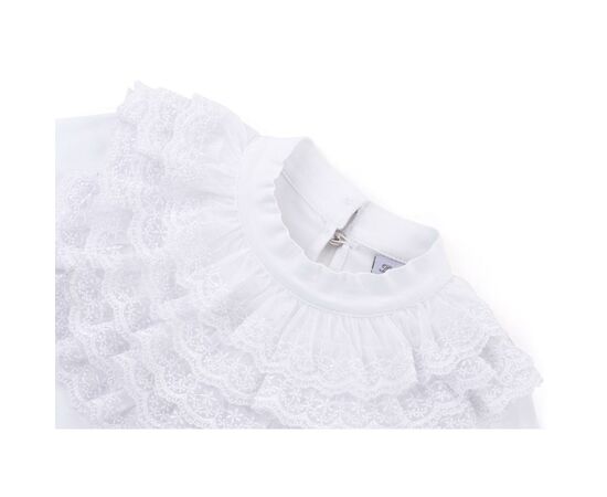 Кофта Breeze с кружевным воротником (9269-140G-white), изображение 3 Кофта Breeze с кружевным воротником (9269-140G-white), изображение 3