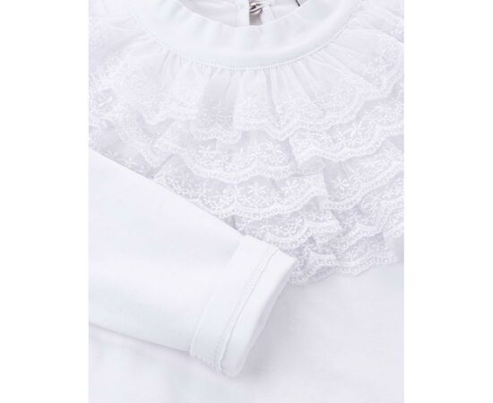 Кофта Breeze с кружевным воротником (9269-140G-white), изображение 4 Кофта Breeze с кружевным воротником (9269-140G-white), изображение 4