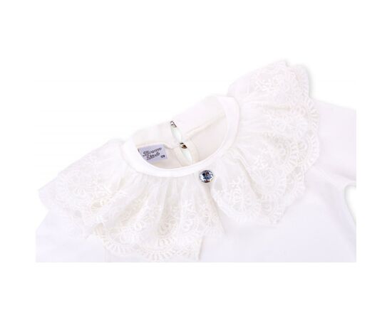 Кофта Breeze с оборкой из кружев (9285-128G-beige), изображение 2