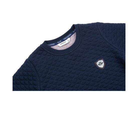 Кофта Breeze с эмблемой (9946-140B-blue), изображение 2 Кофта Breeze с эмблемой (9946-140B-blue), изображение 2