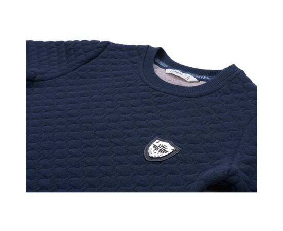 Кофта Breeze с эмблемой (9946-140B-blue), изображение 4 Кофта Breeze с эмблемой (9946-140B-blue), изображение 4