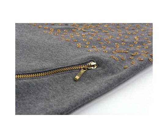 Кофта Breeze с пайетками и молниями (9367-128G-gray), изображение 6