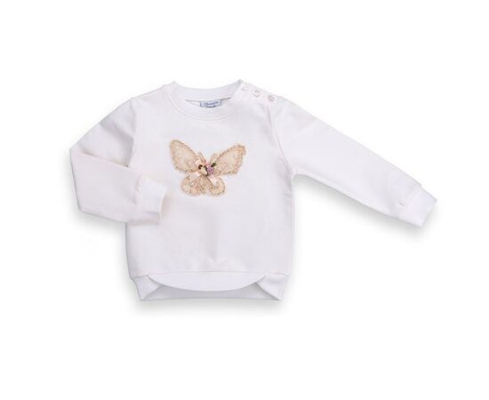 Кофта Breeze з мереживним метеликом (10086-86G-beige)