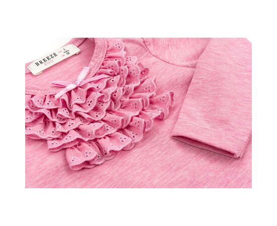 Кофта Breeze с кружевной оборкой (10040-86G-pink), изображение 5 Кофта Breeze с кружевной оборкой (10040-86G-pink), изображение 5